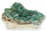 Green, Fluorescent, Cubic Fluorite Crystals - Madagascar #246162-2